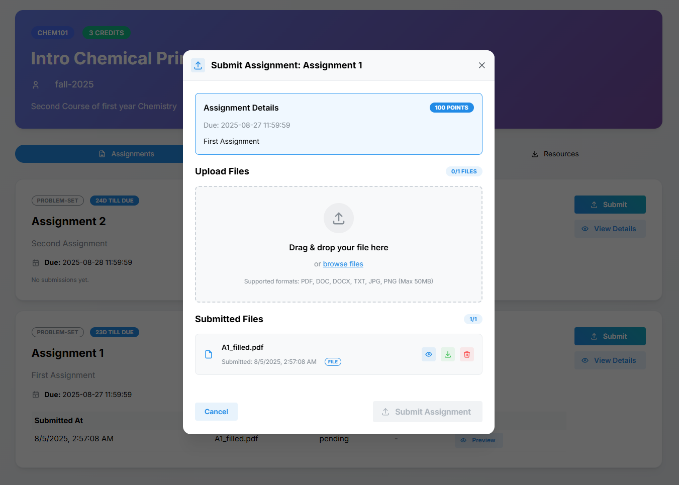 Mobile-First Student Portal